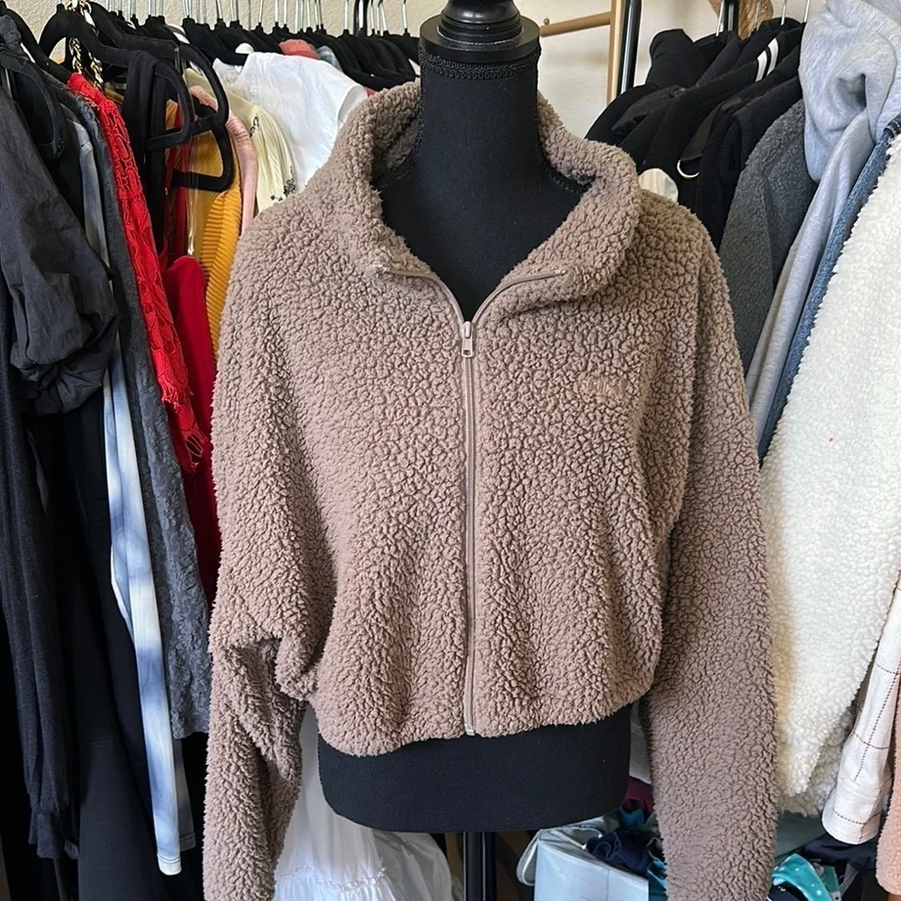 Skim set Cozy Tiger eye Sherpa Jacket - Picture 2 of 6